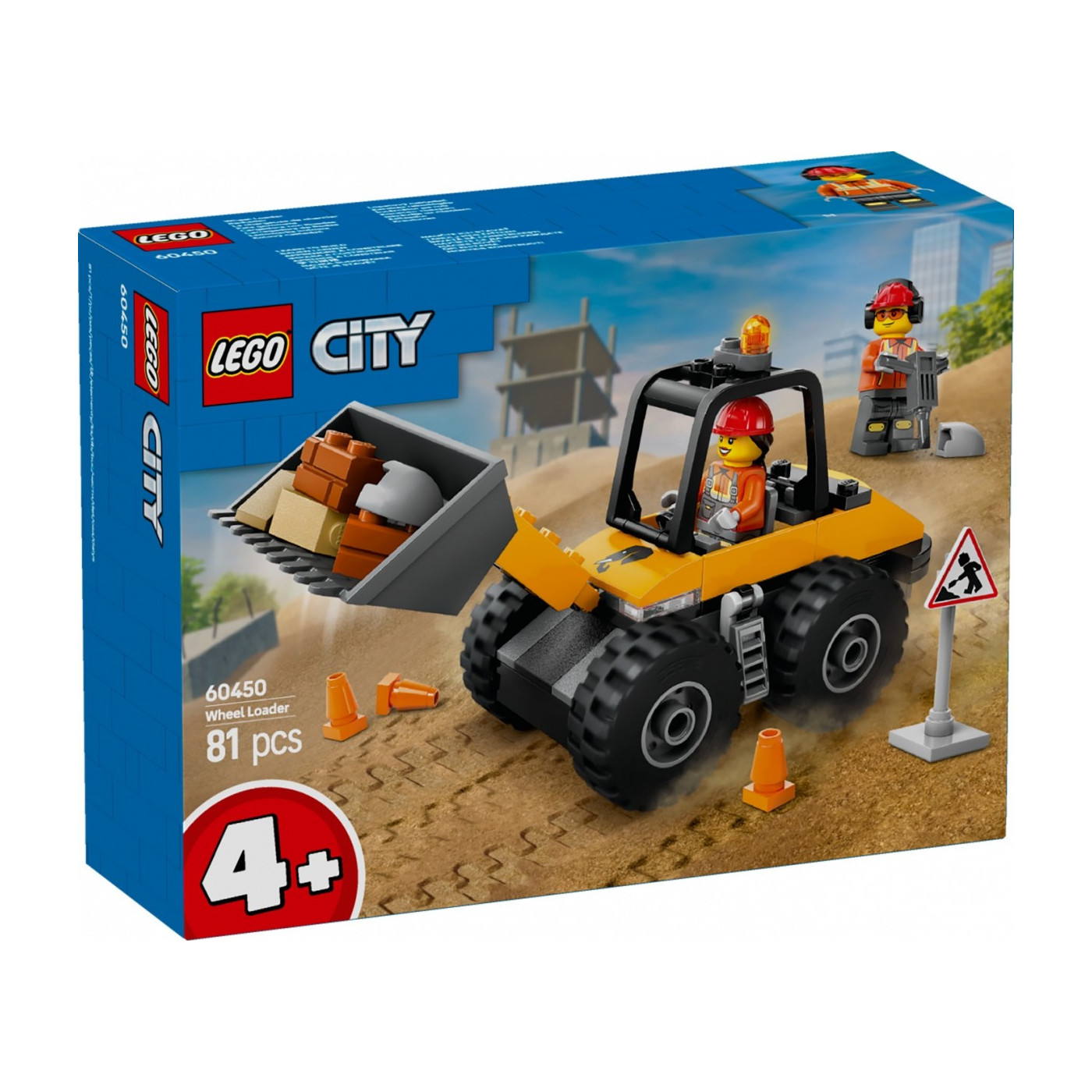 Klocki LEGO City 60450 Żółta ładowarka kołowa