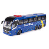 Autobus zabawka z napędem frykcyjnym i dźwięk i światło - otwierane drzwi | Niebieski