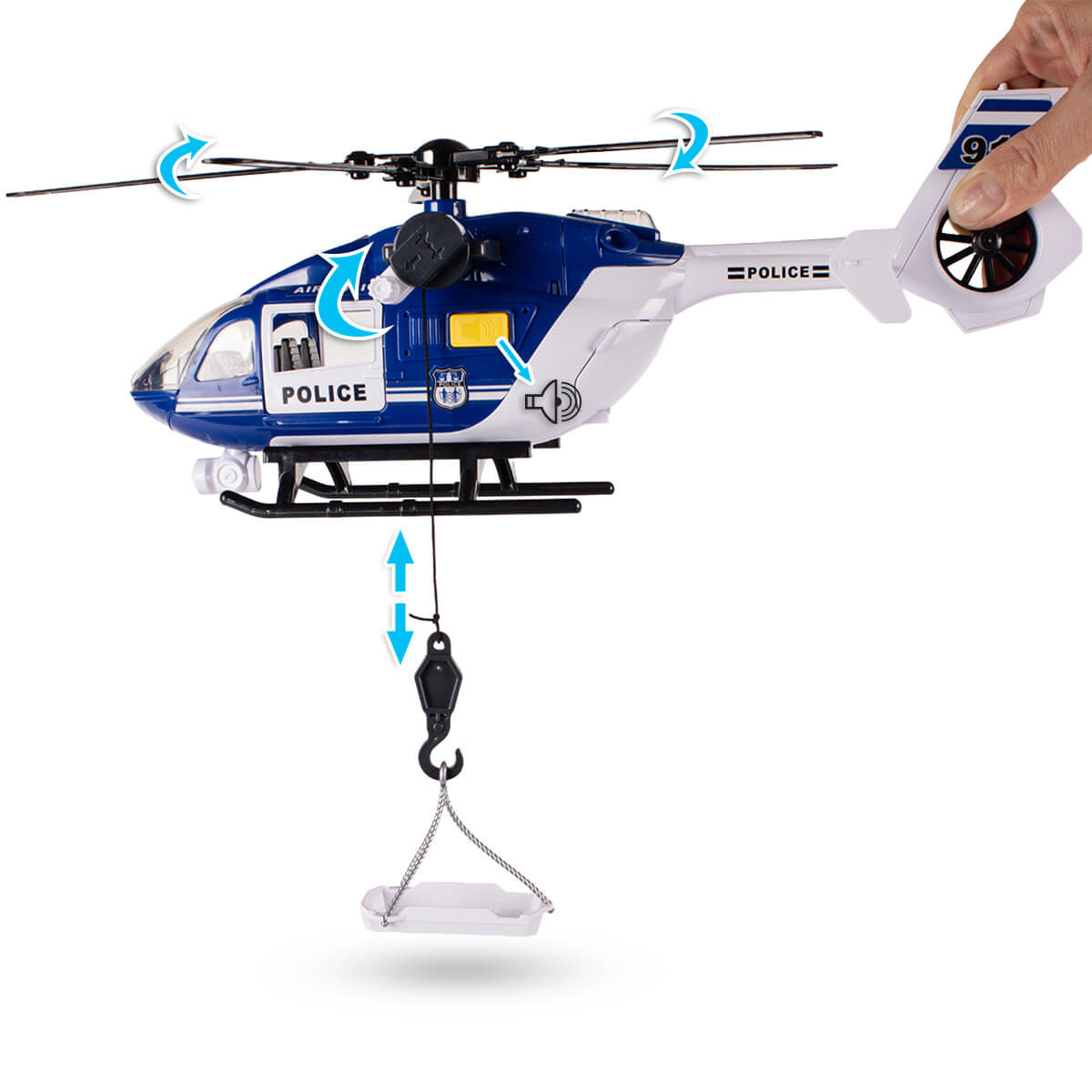 Helikopter dla dziecka zabawka na baterie 