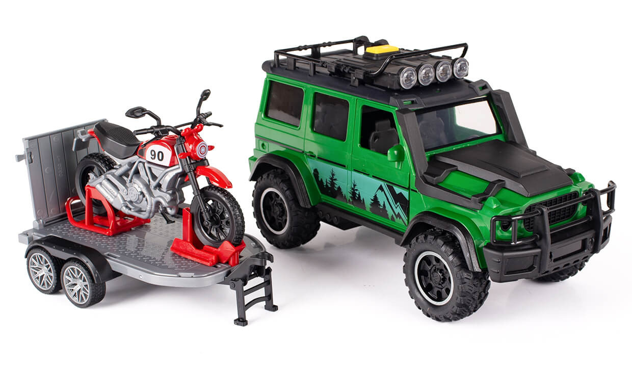 Auto terenowe z motorem na napęd zabawka