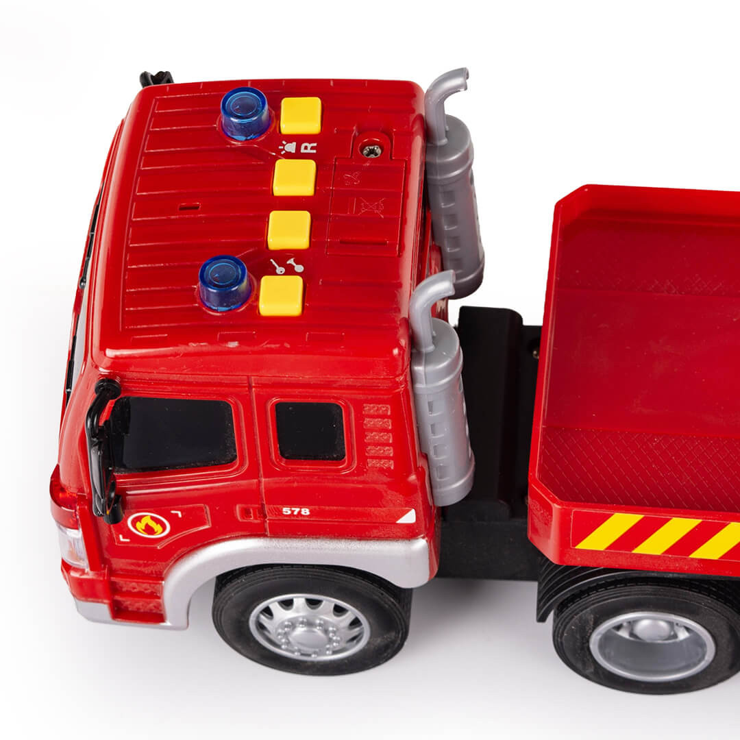 Auto laweta z helikopterem zabawka z dźwiękiem