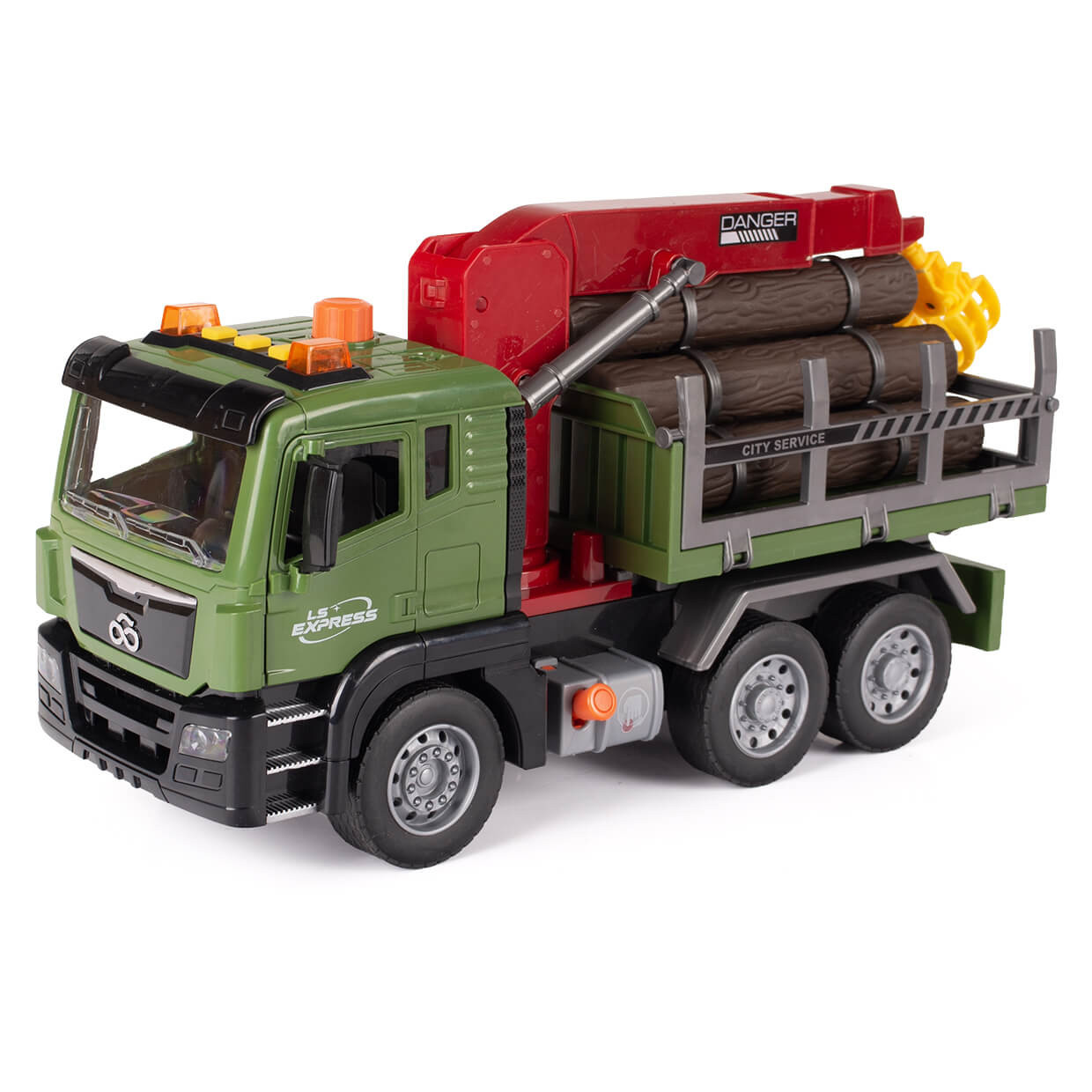 Ciężarówka Tir z HDS przewóz drewna 