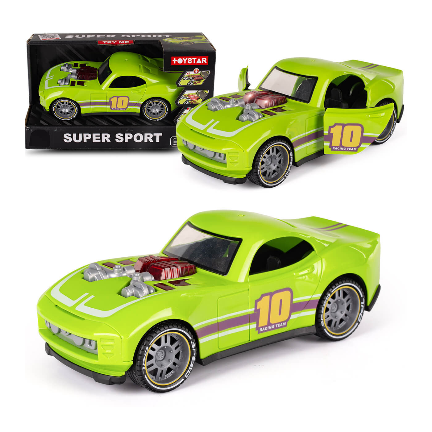 Samochód wyścigowy, autko dla chłopca zabawka interaktywna 3+