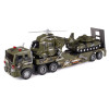 Zestaw wojskowy Tir laweta z helikopterem i czołgiem – zestaw pojazdów dla chłopca 3+
