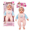 Lalka bobas mówiąca płacze jak niemowlak, miękkie ciało 43 cm Natalia