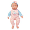 Lalka bobas mówiąca płacze jak niemowlak, miękkie ciało 43 cm Natalia
