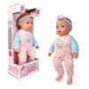 Lalka bobas mówiąca płacze jak niemowlak, miękkie ciało 43 cm Natalia