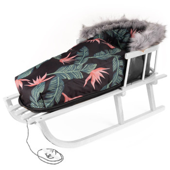 Śpiworek do sanki dla dzieci ciepły z wypełnieniem ciepły śpiworek