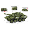 Czołg wojskowy interaktywna zabawka wojsko armia światło i dźwięk 1:16