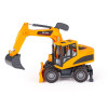 Koparka budowlana - ruchoma Łyżka, 360°, gumowe Koła - zabawka z dźwiękiem