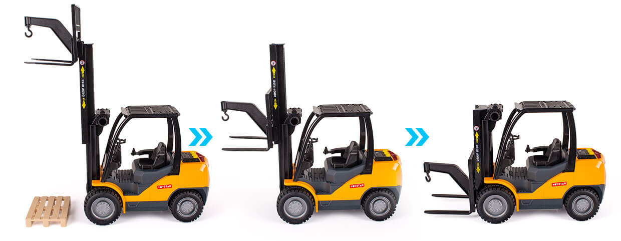 Widlak zabawka ruchoma dla dziecka 