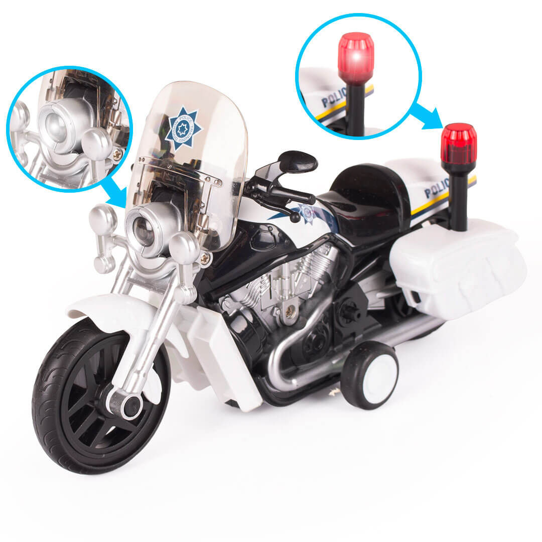 Policyjny motocykl zabawka 