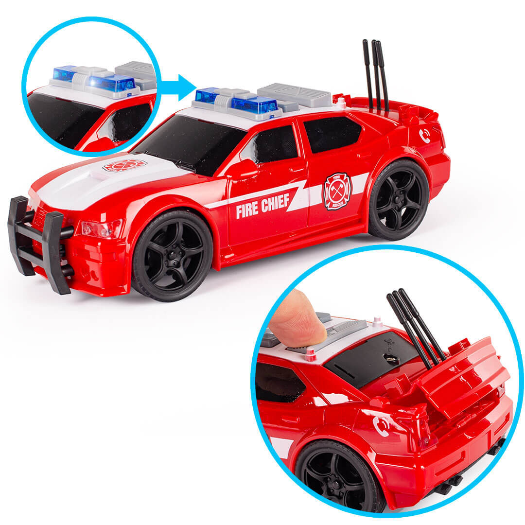 Auto strażackie zabawka z dźwiękiem