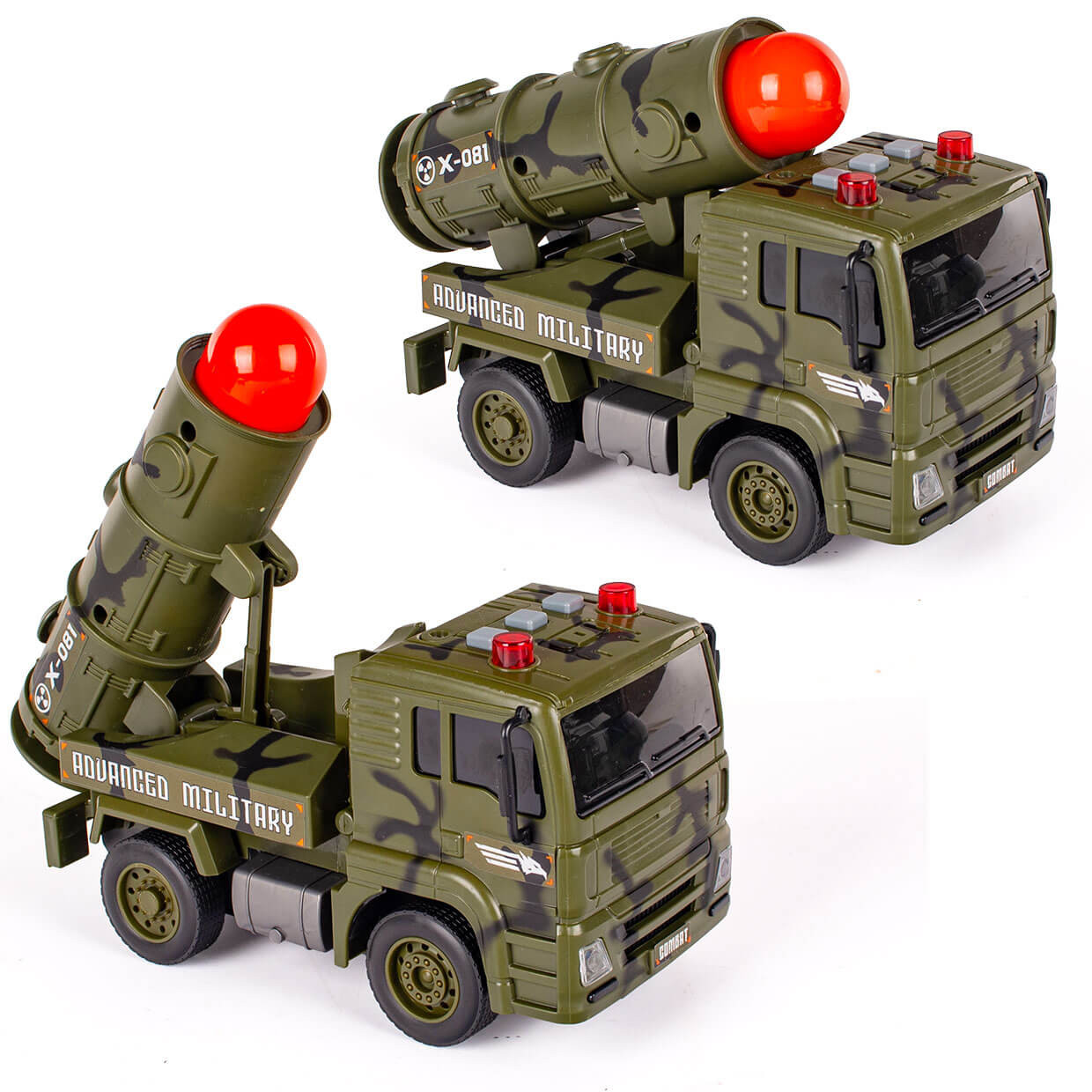 Zestaw wojskowy auta armii 5 el. 