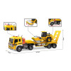Tir laweta budowlana z walcem z efektami świetlnymi i dźwiękowymi 1:16 – ruchomy, gumowe koła