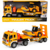 Tir laweta budowlana z walcem z efektami świetlnymi i dźwiękowymi 1:16 – ruchomy, gumowe koła