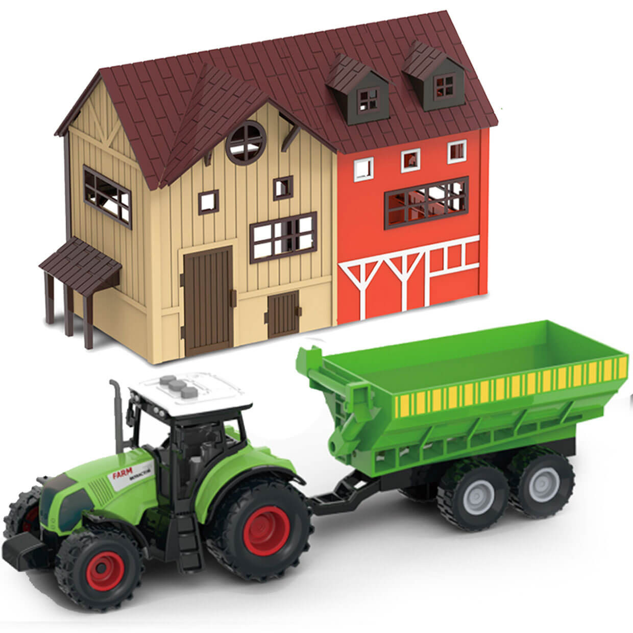 Duża stodoła farma zestaw dla dziecka 