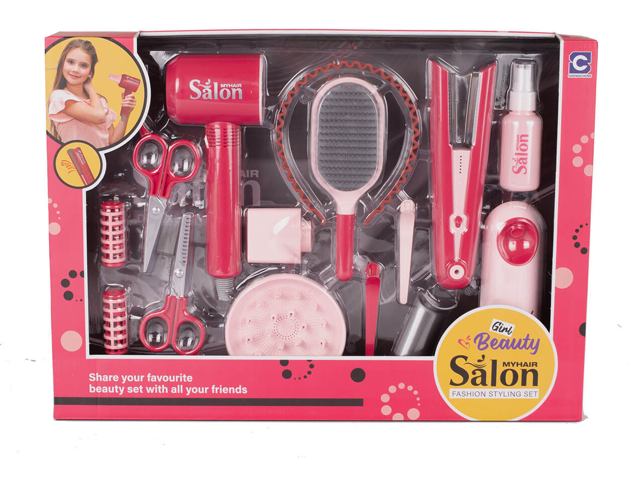 Zestaw mała fryzjerka zabawka dla dziewczynki