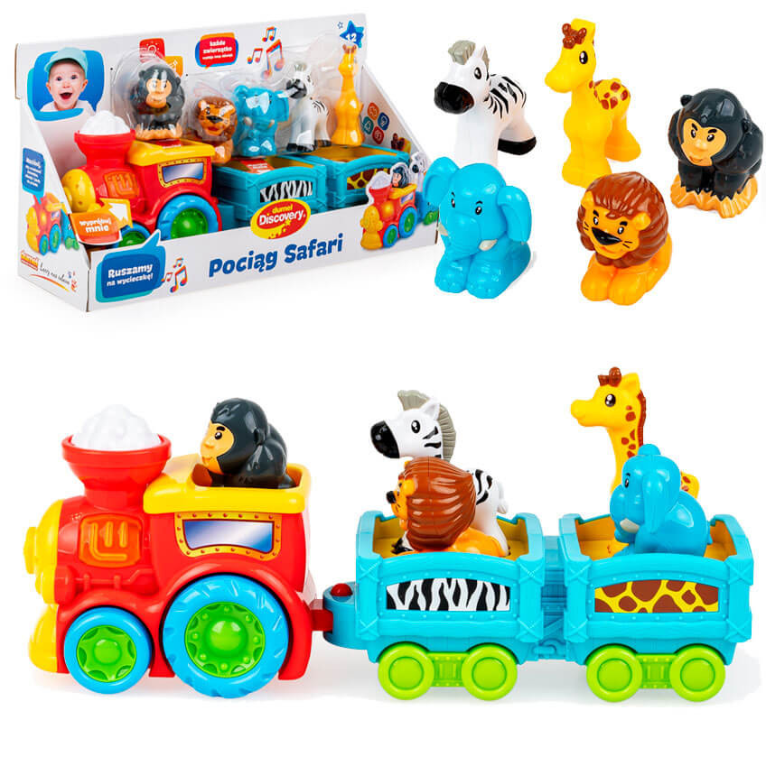 Pociąg interaktywna zabawka Dumel Discovery