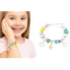 Zestaw do Robienia Bransoletek i Naszyjników CHARMS 336 el. – Koraliki, Zawieszki, Biżuteria DIY dla Dzieci