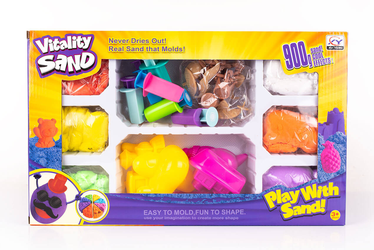 Piasek kinetyczny zestaw dla dziecka 