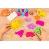 Piasek kinetyczny, magiczna masa plastyczna zestaw z foremkami 900g, 6 kolorów