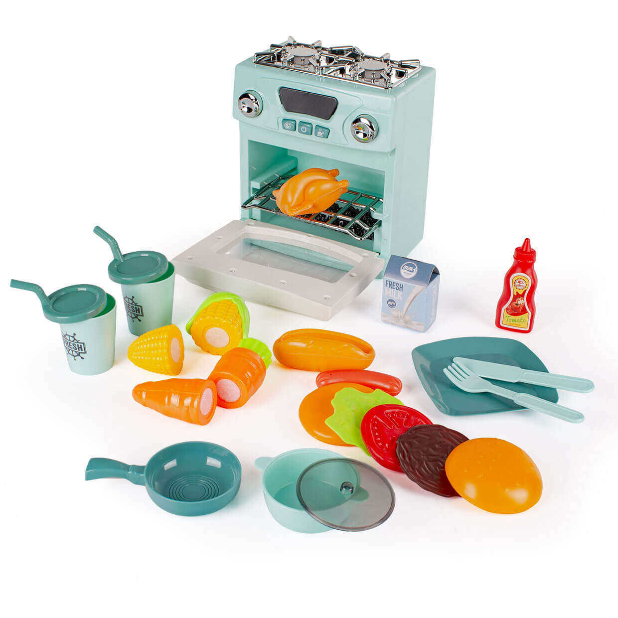 Kuchnia z piekarnikiem zabawka na baterie 