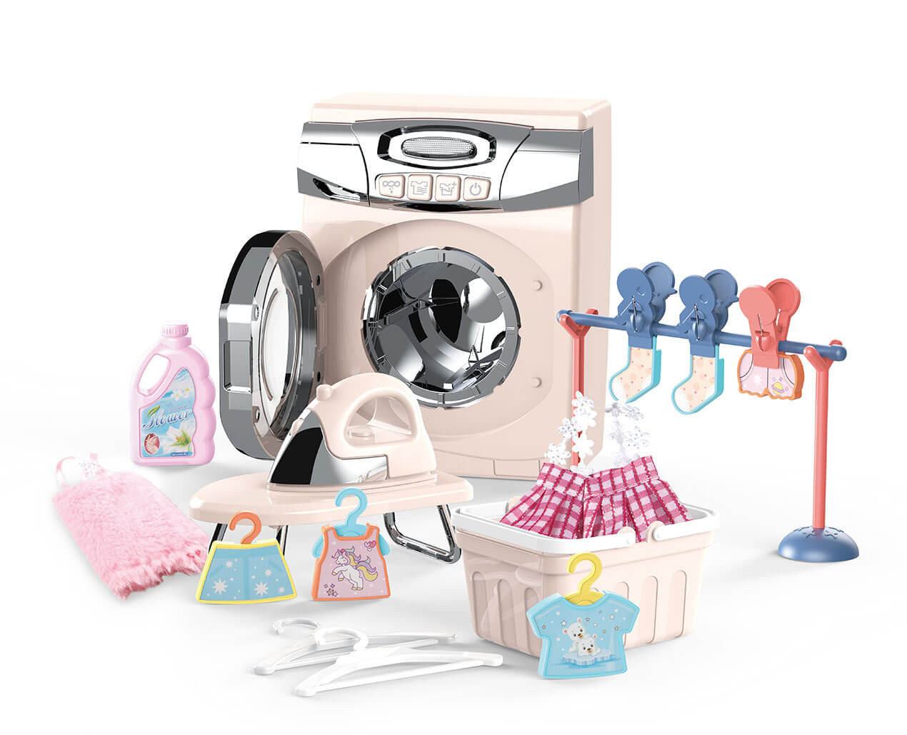 Zabawka dla dziecka Zestaw pralka na baterie