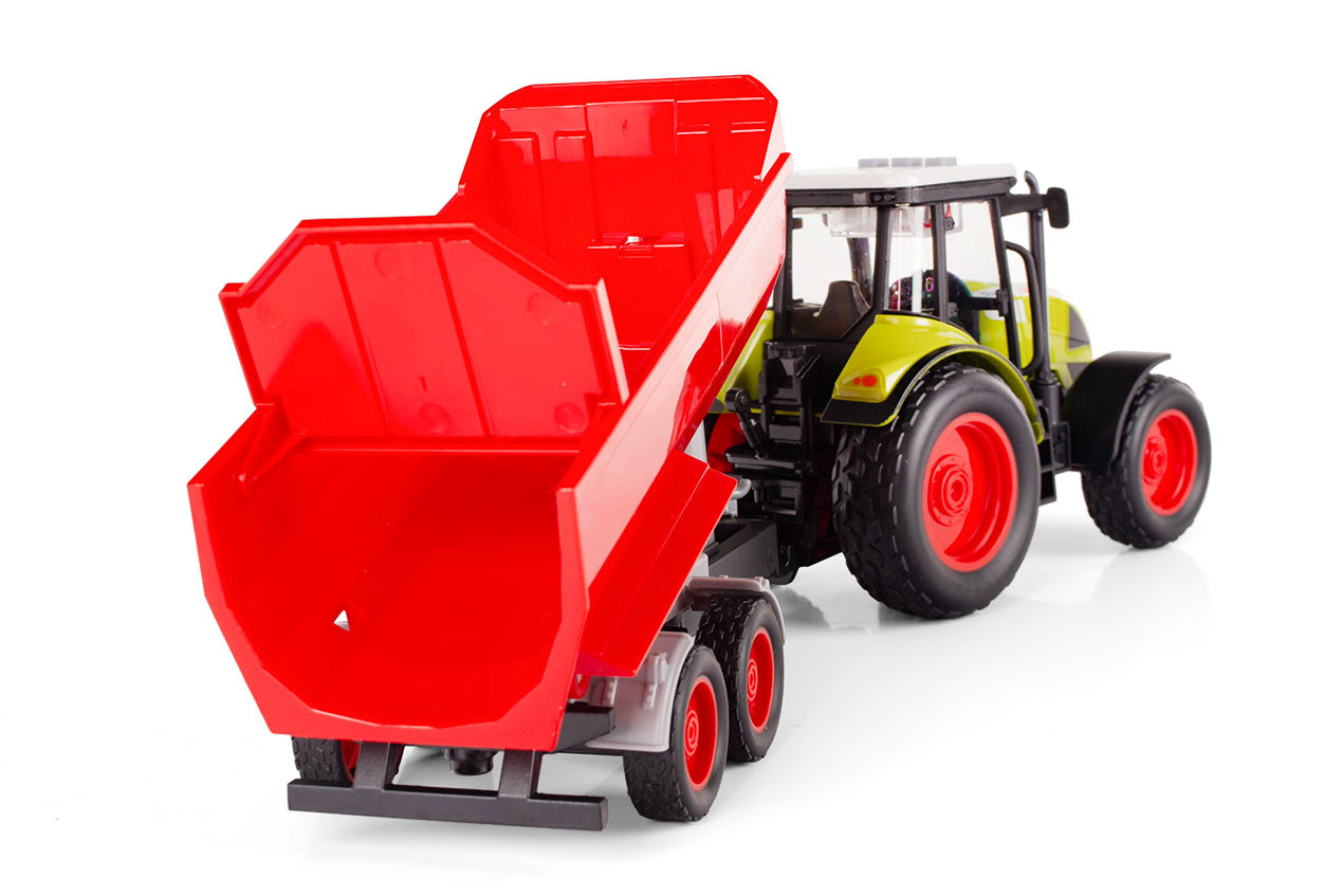 Zestaw traktorów rolniczych zabawka dla chłopca
