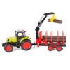 Zestaw 3 Traktorów Rolniczych dla Dzieci z Przyczepami – Światło i Dźwięk Ruchome elementy