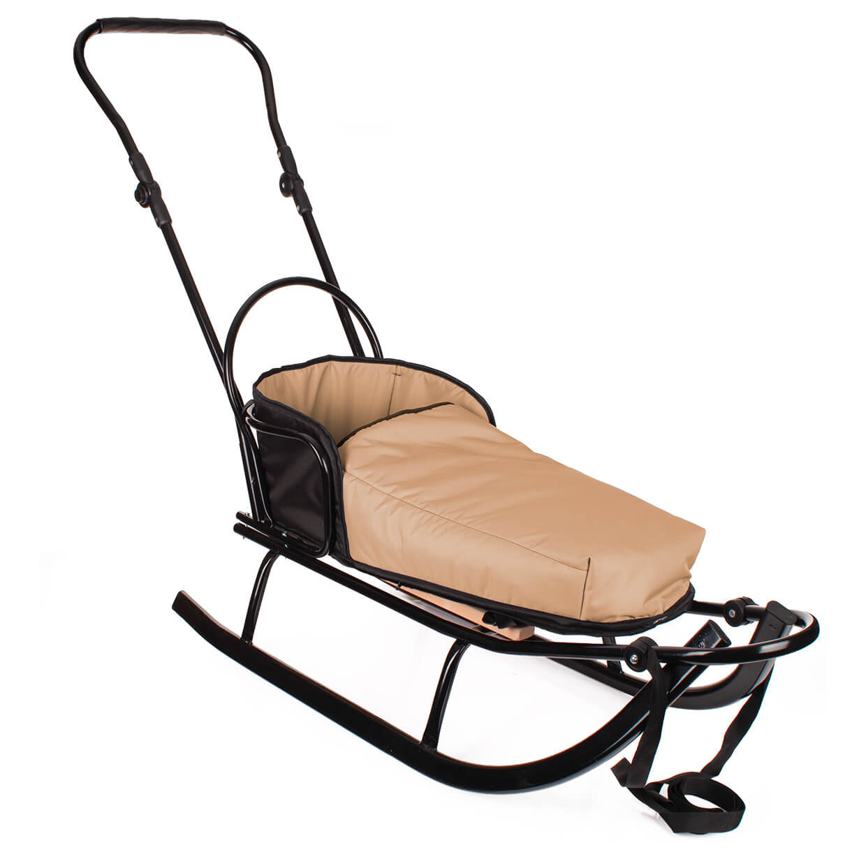 Duże sanki dla dzieci metalowe wytrzymałe i solidne SOLO GT