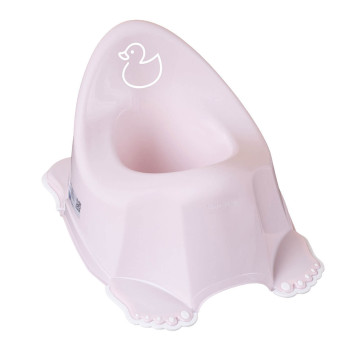 Nocnik antypoślizgowy grający z pozytywką Kaczka Tega | Różowy