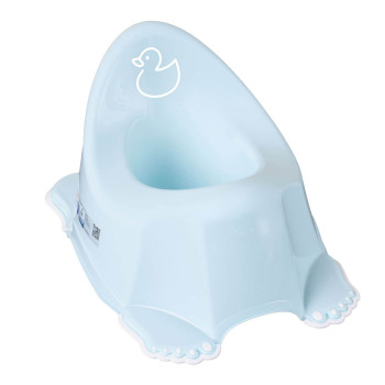 Nocnik antypoślizgowy grający z pozytywką Kaczka Tega | Niebieski