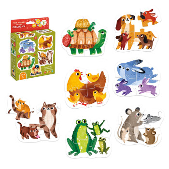 Puzzle Maluchy CzuCzu – Moje Pierwsze puzzle edukacyjne dla maluszka od 2 lat