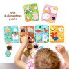 Puzzle Zwierzęta małe i duże CzuCzu – Pierwsze puzzle 4 el. dla maluszka - 6 obrazków od 2 lat