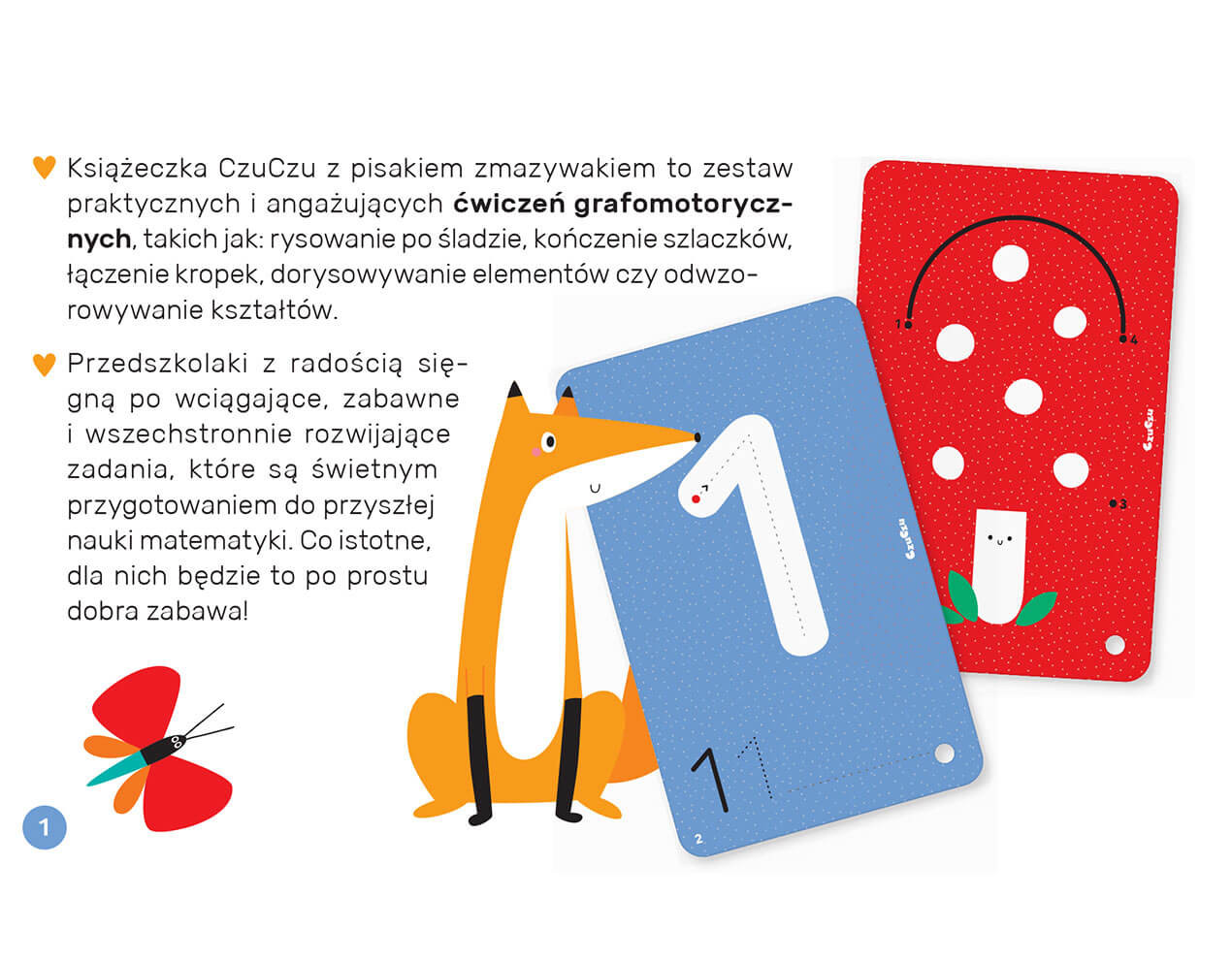 Czuczu poznaję cyferki nauka pisania 