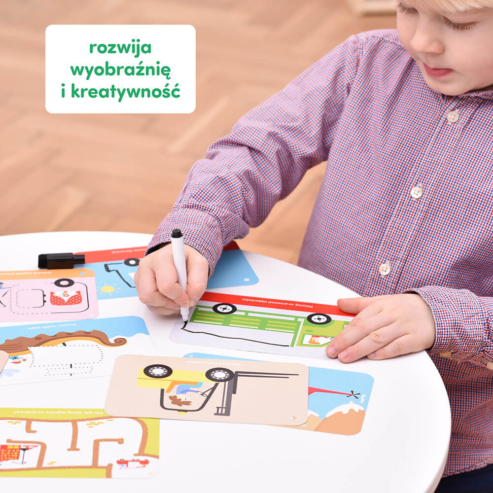 Czuczu książeczka dla dziecka z pisakiem zmazywakiem