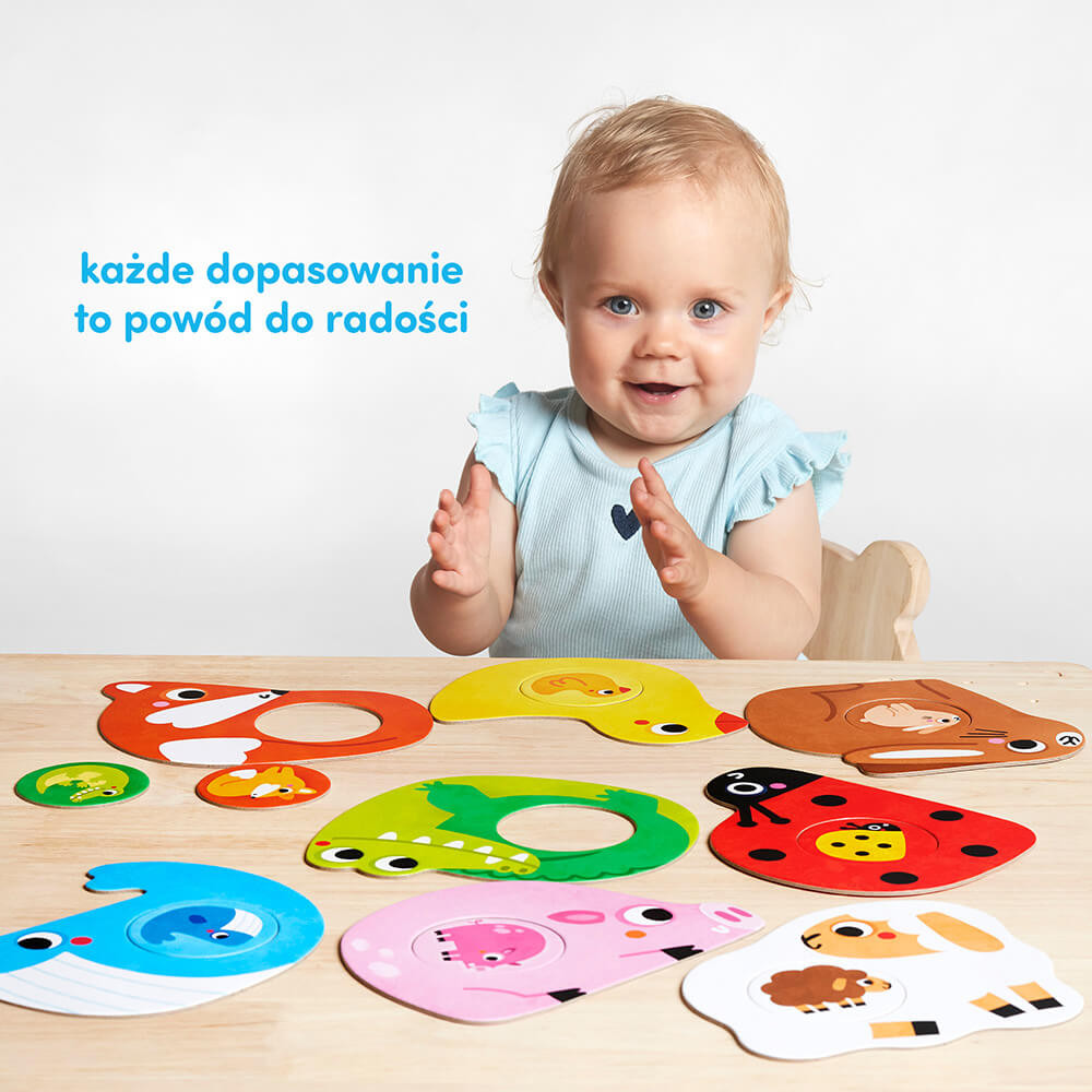 łatwe puzzle dla dziecka od roku Czuczu