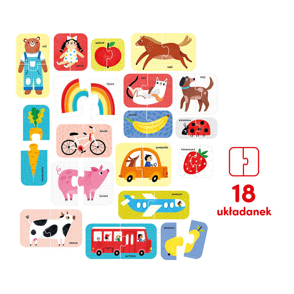 Puzzle Czuczu dla najmłodszych puzzle do pary
