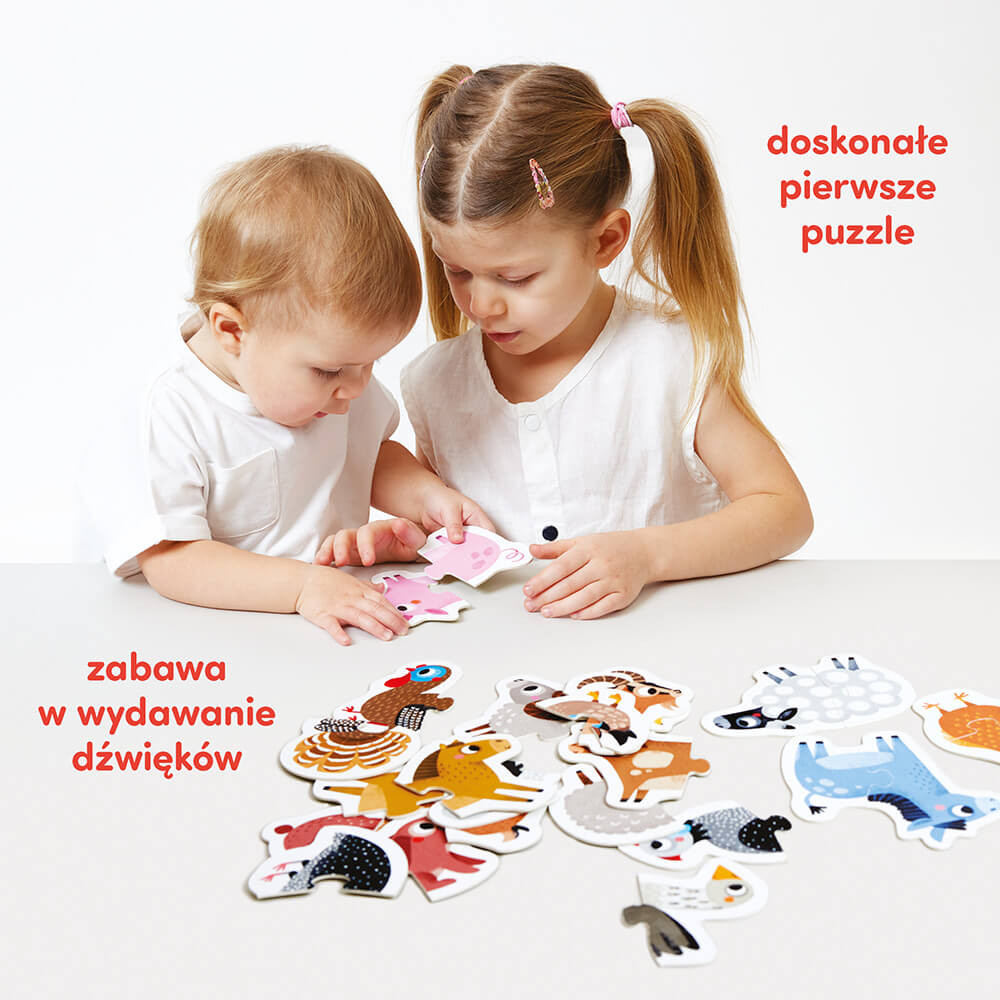 Puzzle Czuczu do pary zwierzątka