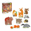 CzuCzu Puzzle progresywne Zwierzątka w lesie – rozwój i zabawa od 2 lat
