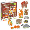 CzuCzu Puzzle progresywne Zwierzątka w lesie – rozwój i zabawa od 2 lat