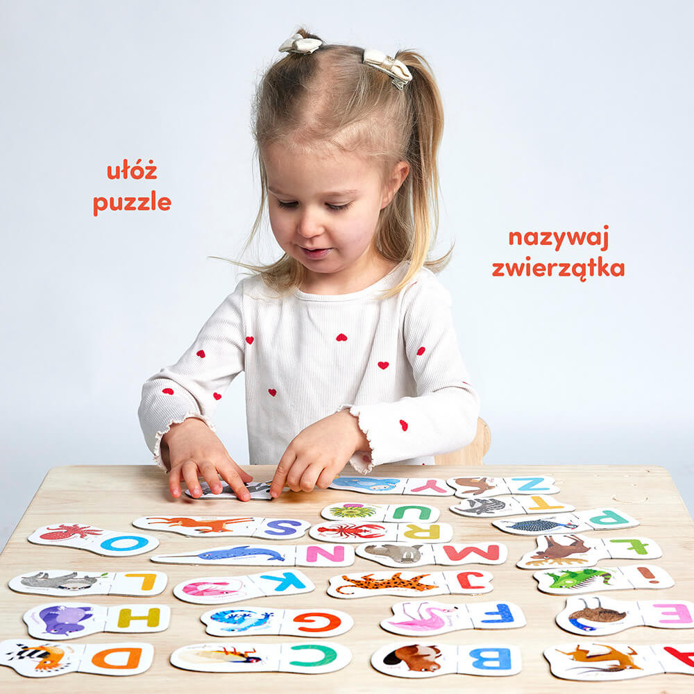 Puzzle Czuczu nauka literek alfabetu 