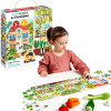 CzuCzu Puzzle Co rośnie w ogródku – duża układanka 40 el. + 32 obrazki i plakat 3+