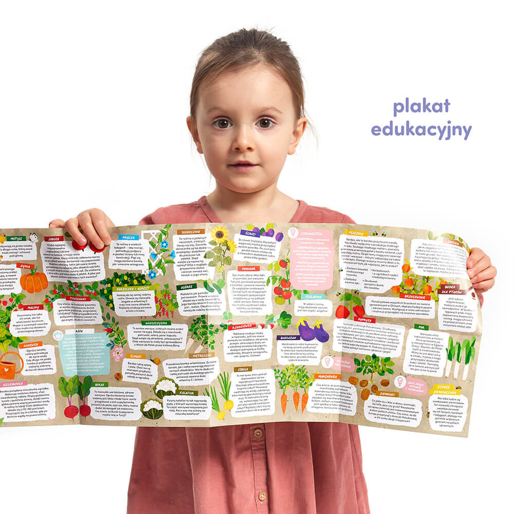 Puzzle dla dziecka Czuczu co rośnie w ogródku