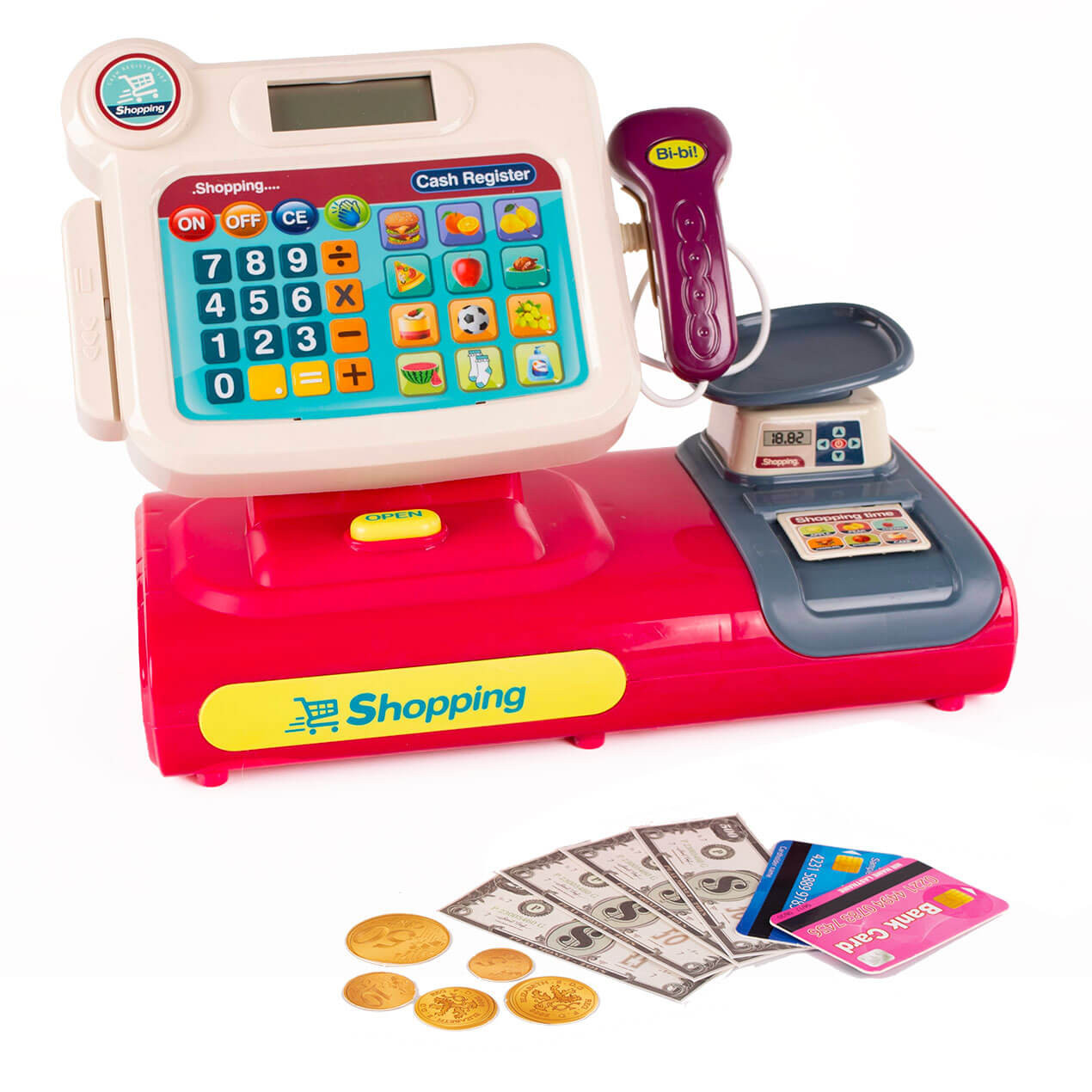 Kasa fiskalna zabawka dla dziecka do zabawy