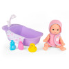 Lalka Bobas w wanience z zestawem akcesoriów do kąpieli
