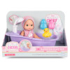 Lalka Bobas w wanience z zestawem akcesoriów do kąpieli