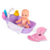 Lalka Bobas w wanience z zestawem akcesoriów do kąpieli
