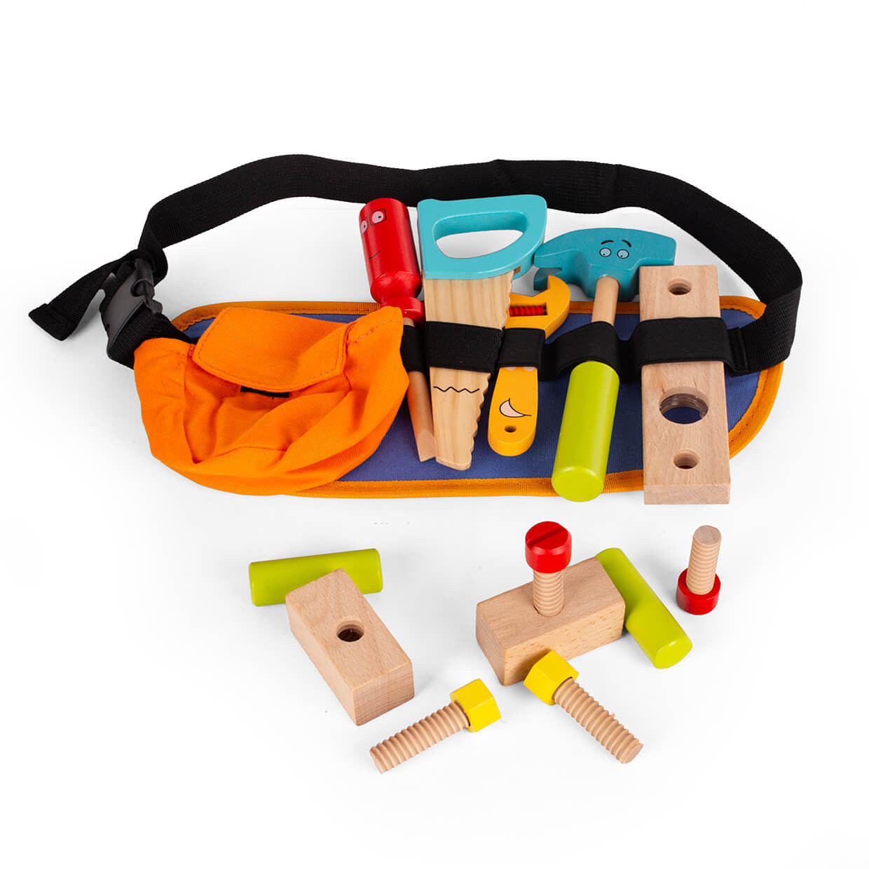 Zestaw narzędzi drewnianych dla chłopca zestaw 